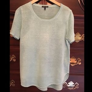Eileen Fisher Short Sleeve Tunic Organic Cotton